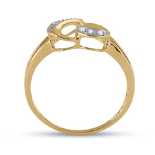 Load image into Gallery viewer, Captivating Love&#39;s Embrace Diamond Heart Ring Side View 2 from Splendid Jewellery