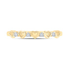 Captivating Love's Embrace Diamond Heart Ring product Top View from Splendid Jewellery