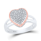 Captivating Love's Embrace Diamond Heart Ring - Alternate view 1 from Splendid Jewellery