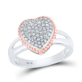 Captivating Love's Embrace Diamond Heart Ring - Alternate view 1 from Splendid Jewellery