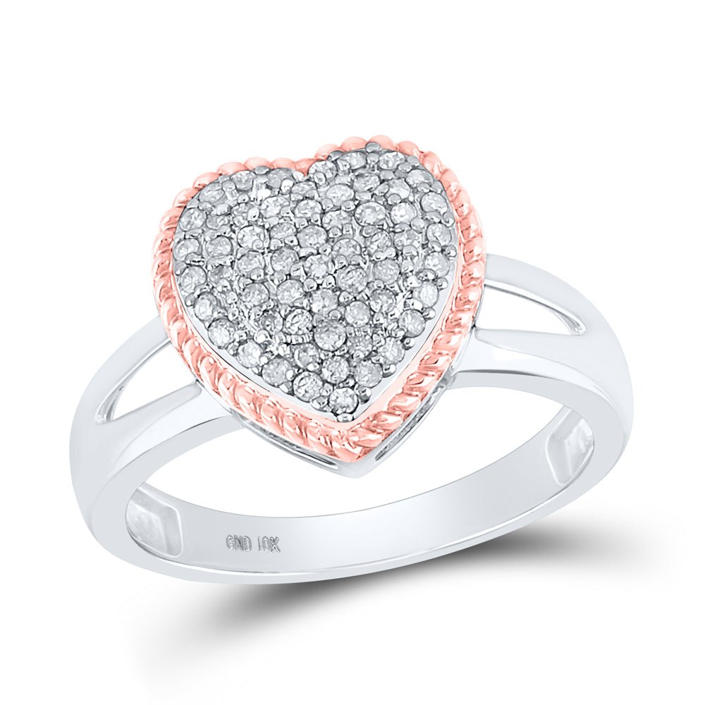 Captivating Love's Embrace Diamond Heart Ring - Splendid Jewellery