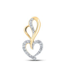 Captivating Love's Embrace Diamond Pendant - Splendid Jewellery