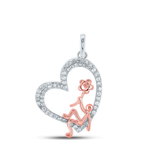 Captivating Love's Embrace Diamond Pendant - Splendid Jewellery