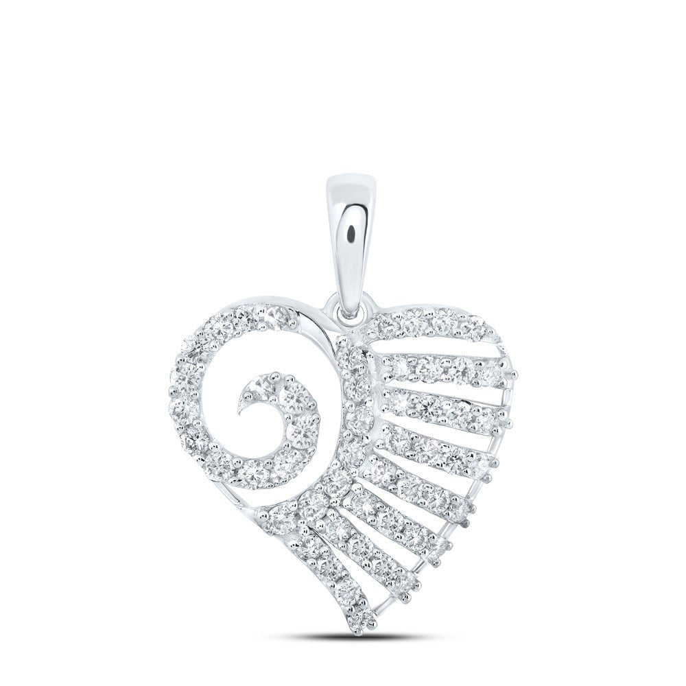 Captivating Love's Embrace Diamond Pendant - Splendid Jewellery