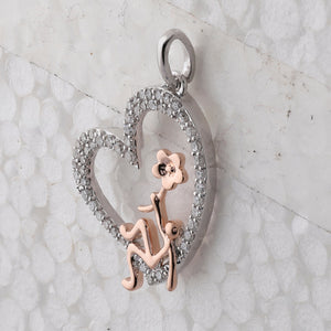 Captivating Love's Embrace Diamond Pendant - Splendid Jewellery