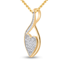 Load image into Gallery viewer, Captivating Love&#39;s Embrace Diamond Pendant  Side View from Splendid Jewellery
