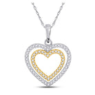 Captivating Love's Embrace Diamond Pendant - Splendid Jewellery