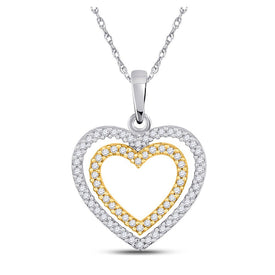 Captivating Love's Embrace Diamond Pendant - Splendid Jewellery