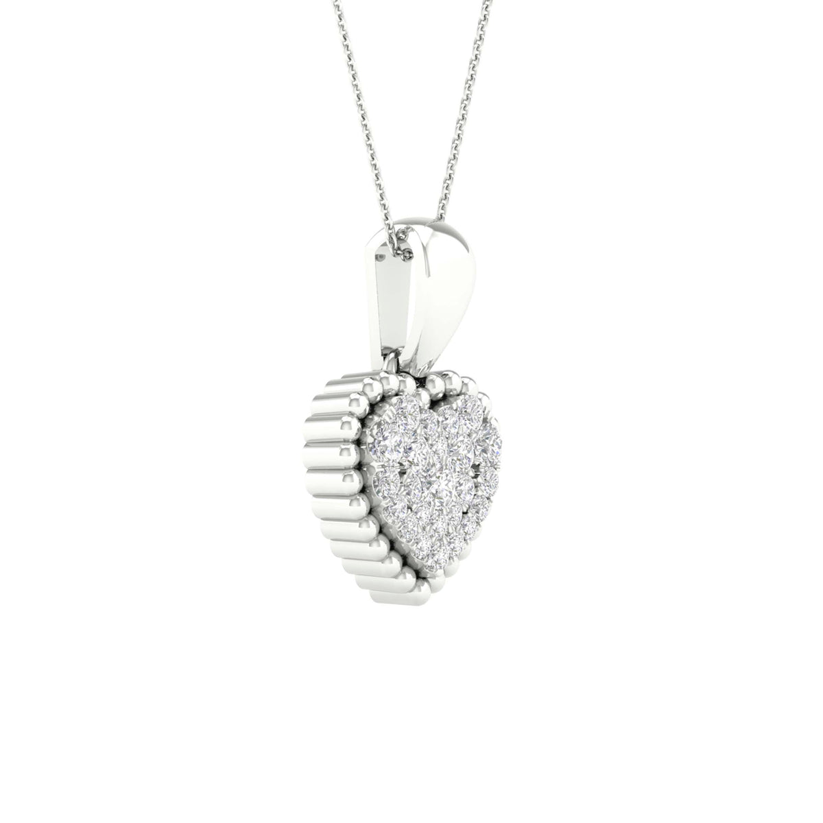 Captivating Love's Embrace Diamond Pendant - Splendid Jewellery