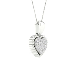 Captivating Love's Embrace Diamond Pendant - Splendid Jewellery