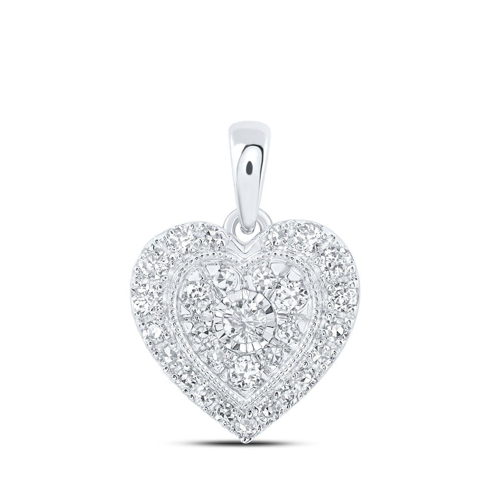 Captivating Love's Embrace Diamond Pendant - Splendid Jewellery