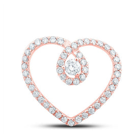 Captivating Love's Embrace Diamond Pendant - Splendid Jewellery