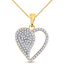 Captivating Love's Embrace Diamond Pendant - Splendid Jewellery