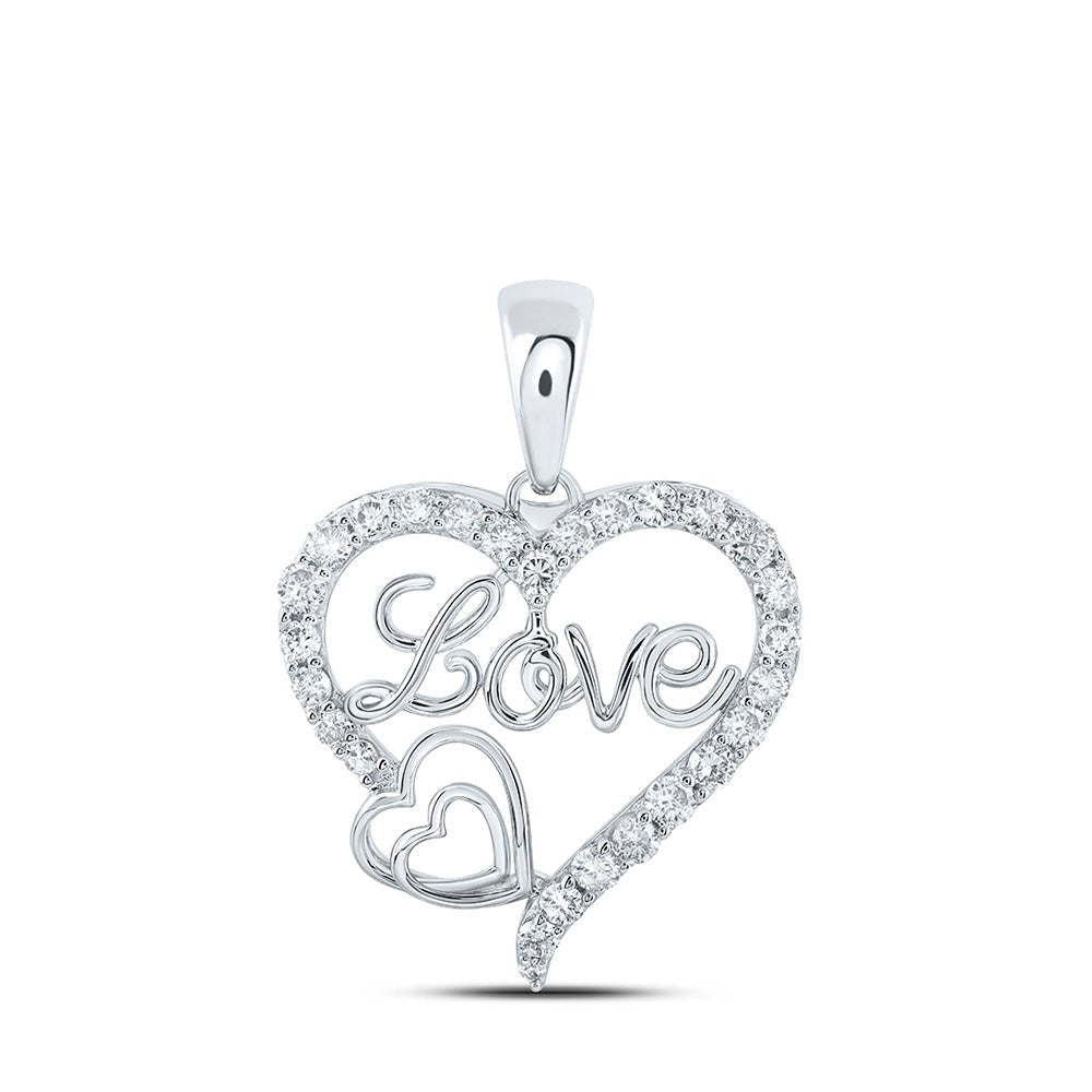 Captivating Love's Embrace Diamond Pendant - Splendid Jewellery