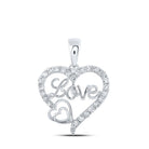 Captivating Love's Embrace Diamond Pendant - Splendid Jewellery