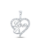 Captivating Love's Embrace Diamond Pendant - Splendid Jewellery