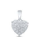 Captivating Love's Embrace Diamond Pendant - Splendid Jewellery