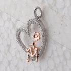 Captivating Love's Embrace Diamond Pendant - Splendid Jewellery