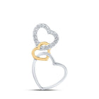 Captivating Love's Embrace Diamond Pendant - Splendid Jewellery