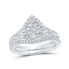 Captivating Love's Embrace Diamond Wedding Ring Band Set - Splendid Jewellery