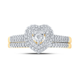 Captivating Love's Embrace Diamond Wedding Ring Set - Splendid Jewellery