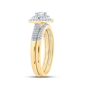 Captivating Love's Embrace Diamond Wedding Ring Set - Splendid Jewellery