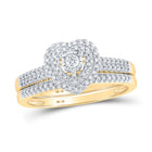 Captivating Love's Embrace Diamond Wedding Ring Set product  Top View from Splendid Jewellery