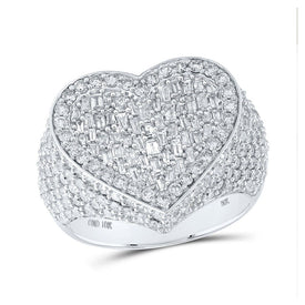 Captivating Love's Radiance Diamond Heart Ring - Splendid Jewellery
