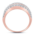Captivating Rose Gold Brown Diamond Band Ring - Splendid Jewellery