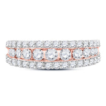 Load image into Gallery viewer, Captivating Rose Gold Brown Diamond Band Ring - Splendid Jewellery