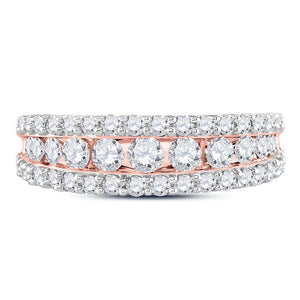 Captivating Rose Gold Brown Diamond Band Ring - Splendid Jewellery