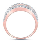 Captivating Rose Gold Brown Diamond Band Ring - Splendid Jewellery