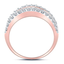 Load image into Gallery viewer, Captivating Rose Gold Brown Diamond Band Ring - Splendid Jewellery