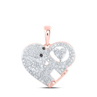 Captivating Rose Gold Diamond Elephant Heart Pendant - Splendid Jewellery