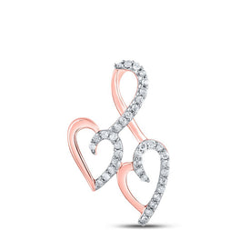 Captivating Rose Gold Diamond Heart Pendant: A Symbol of Love and Romance - Splendid Jewellery