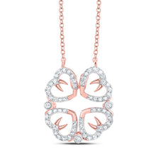 Load image into Gallery viewer, Captivating Rose Gold Diamond Heart Pendant Necklace - Splendid Jewellery