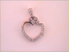Captivating Rose Gold Diamond Heart Pendant - Symbol of Love and Elegance - Splendid Jewellery
