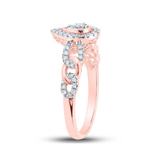 Load image into Gallery viewer, Captivating Teardrop Diamond Cluster Ring - Splendid Jewellery