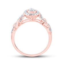 Load image into Gallery viewer, Captivating Teardrop Diamond Cluster Ring - Splendid Jewellery