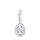 Captivating Teardrop Diamond Pendant - Splendid Jewellery