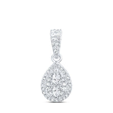 Load image into Gallery viewer, Captivating Teardrop Diamond Pendant - Splendid Jewellery