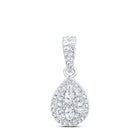 Captivating Teardrop Diamond Pendant - Splendid Jewellery