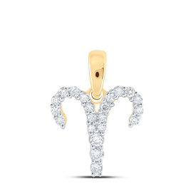 Celestial Beauty Diamond Zodiac Aries Pendant - Splendid Jewellery