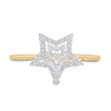 Load image into Gallery viewer, Celestial Brilliance Diamond Star Ring - Splendid Jewellery