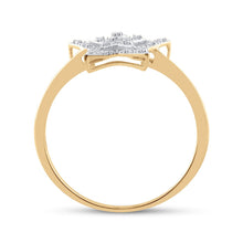 Load image into Gallery viewer, Celestial Brilliance Diamond Star Ring - Splendid Jewellery