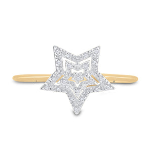 Celestial Brilliance Diamond Star Ring - Splendid Jewellery