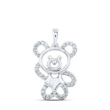Load image into Gallery viewer, Charming Teddy Bear Diamond Pendant - Splendid Jewellery