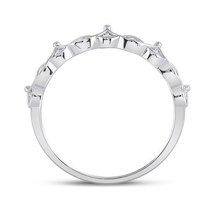 Crown Diamond Majesty Stackable Band Ring - Splendid Jewellery