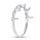 Crown Diamond Majesty Stackable Band Ring - Splendid Jewellery