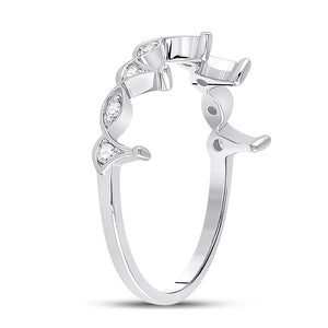 Crown Diamond Majesty Stackable Band Ring - Splendid Jewellery